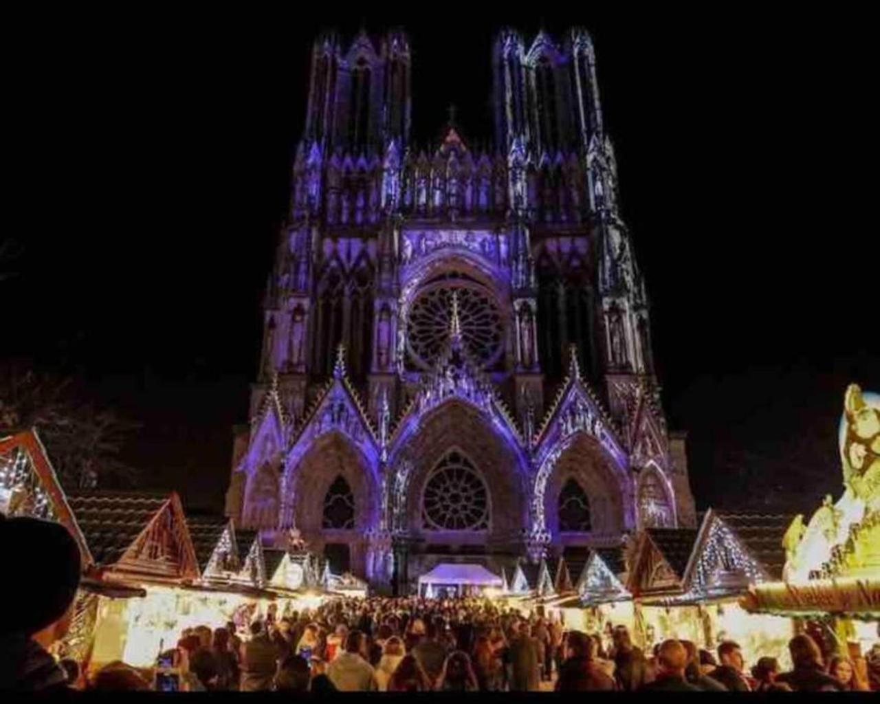 Reims Centre-Ville - 2 Chambres - 6 Personnes Au 1 Er Etage Exterior foto